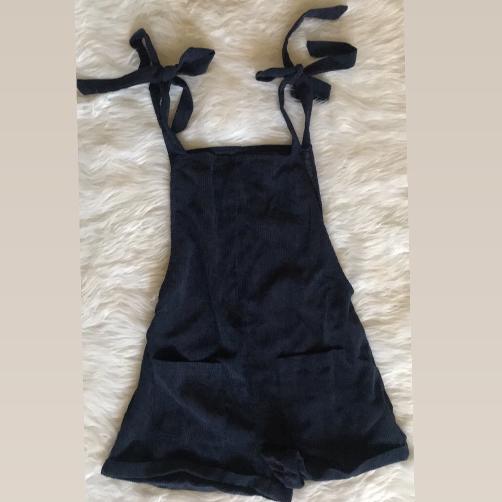 navy short jumpsuit